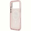 Etui Karl Lagerfeld IML Choupette Sketch Logo MagSafe do iPhone 17 Pro Max różowy